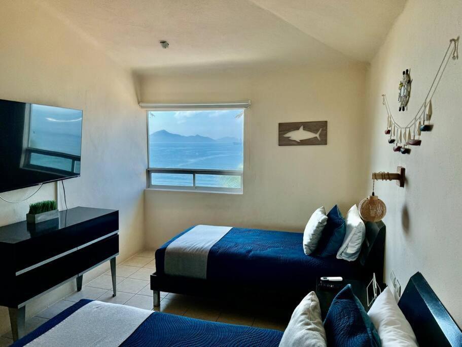 Amazing With Sea View And Large Terrace Apartamento Manzanillo