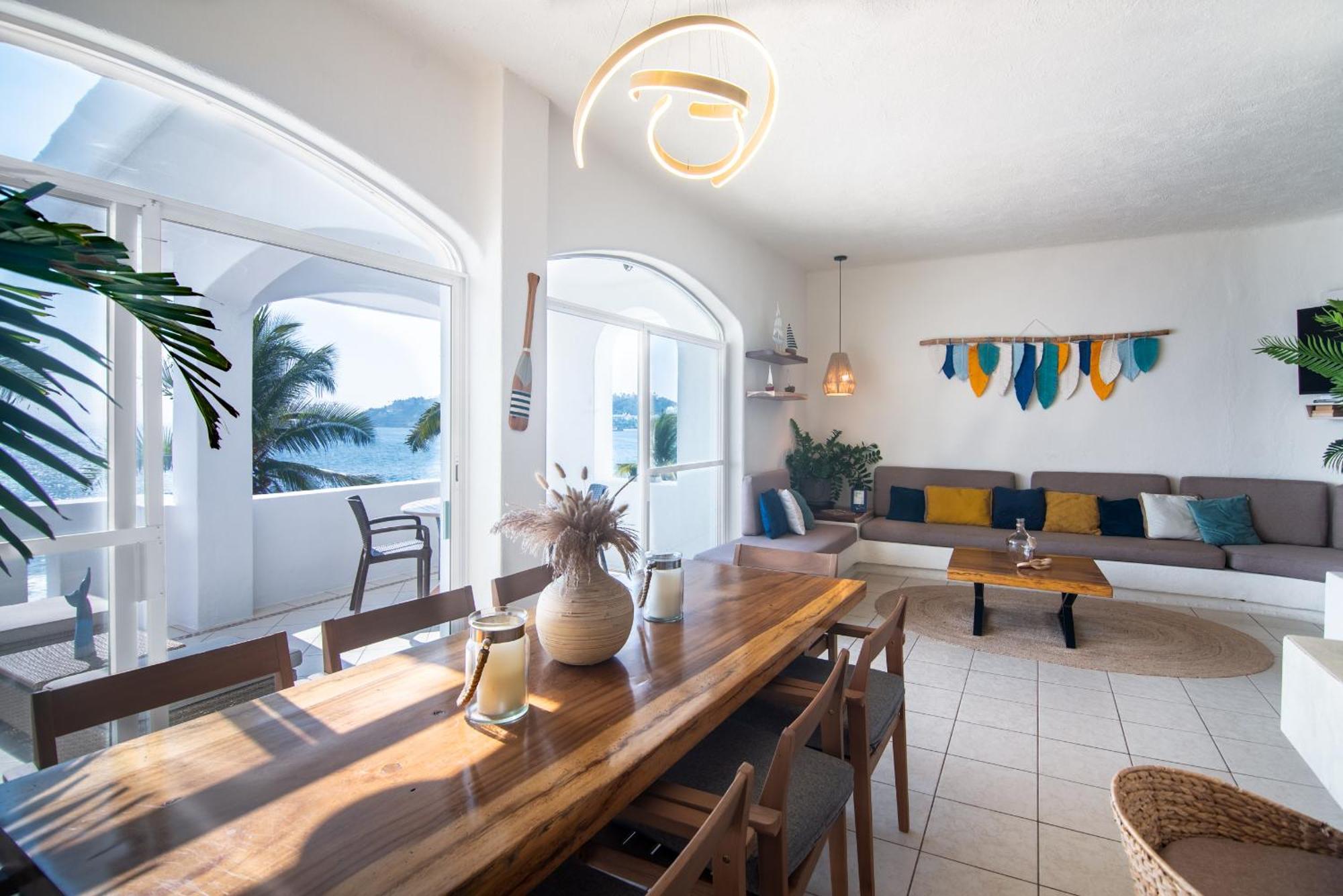Amazing With Sea View And Large Terrace Apartamento Manzanillo